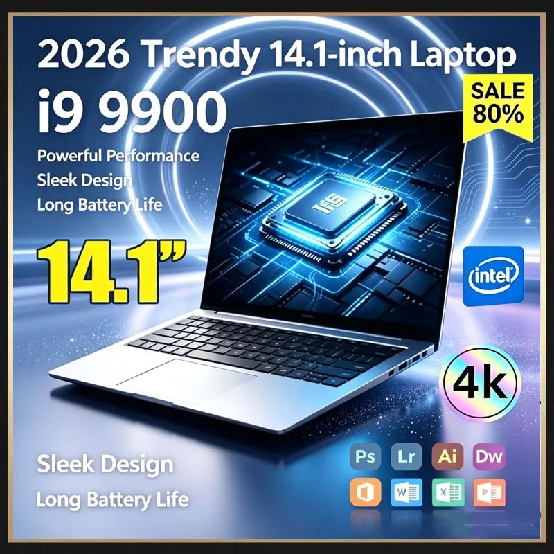 M.2 Ssd - 14,1 inç Ultra İnce Laptop PC