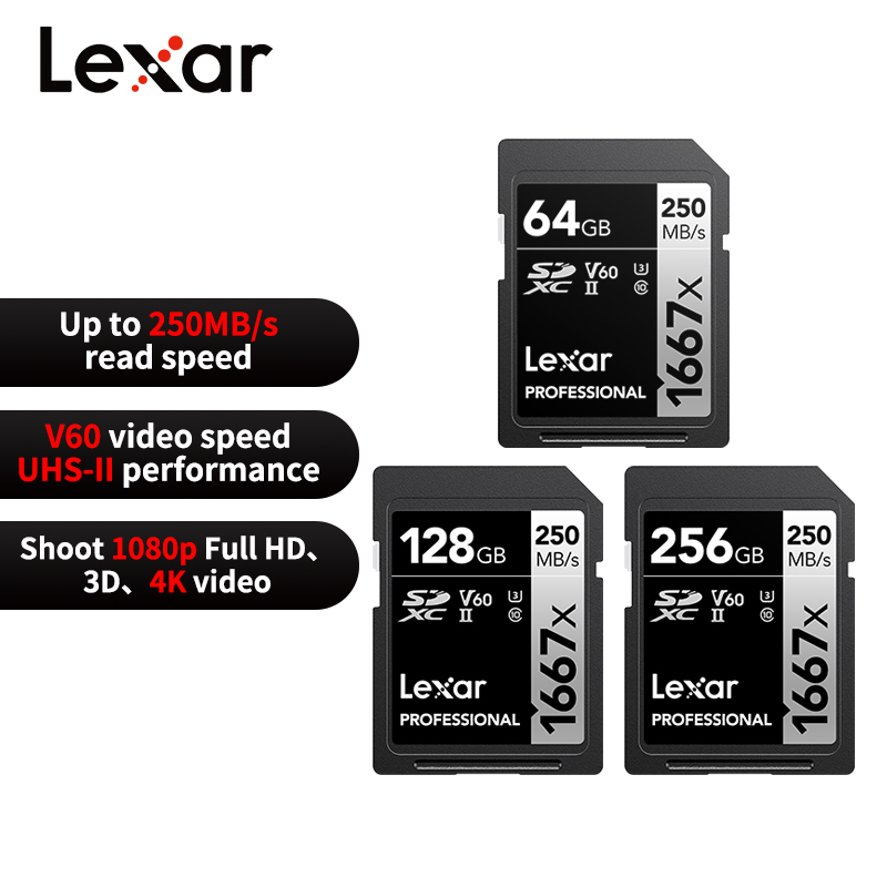 Memory Card Ssd - Lexar Professional SD Kart 1667x 64GB